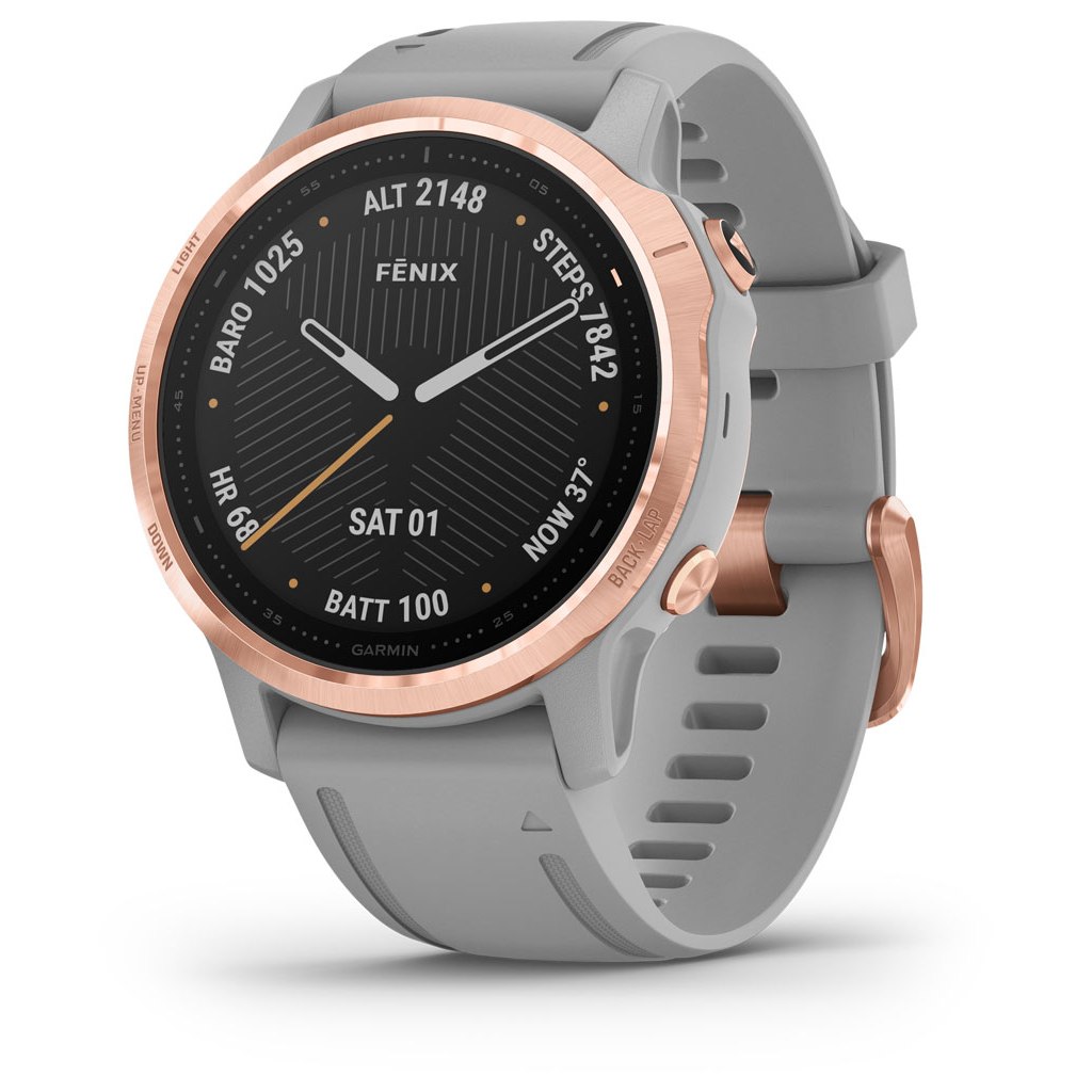Produktbild von Garmin fenix 6s Sapphire GPS Smartwatch - grau/rosegold