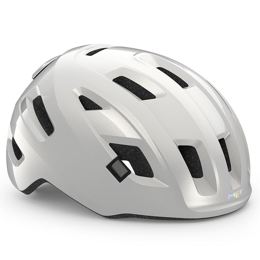 Produktbild von MET E-Mob MIPS Helm - weiß glänzend