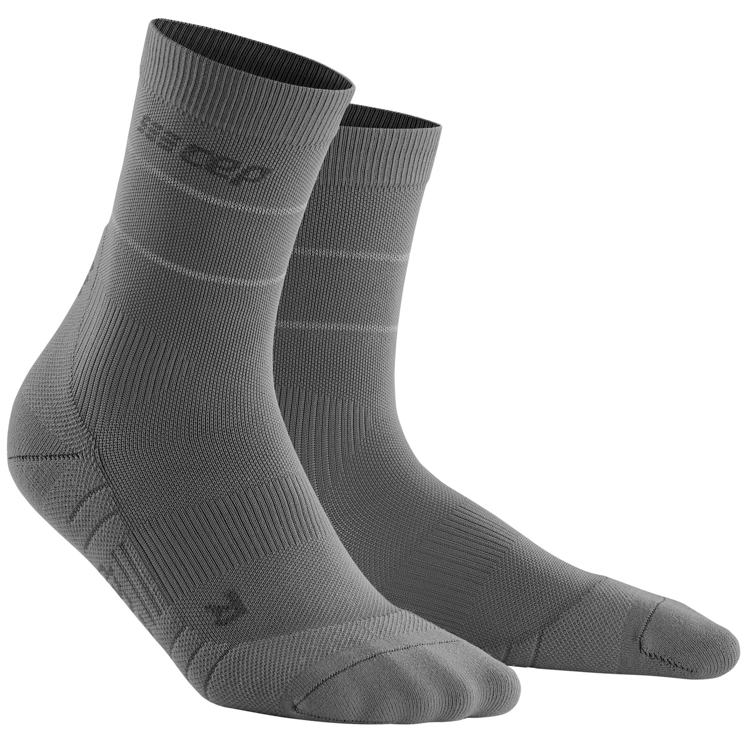 Picture of CEP Reflective Mid Cut Compression Socks Women - grey