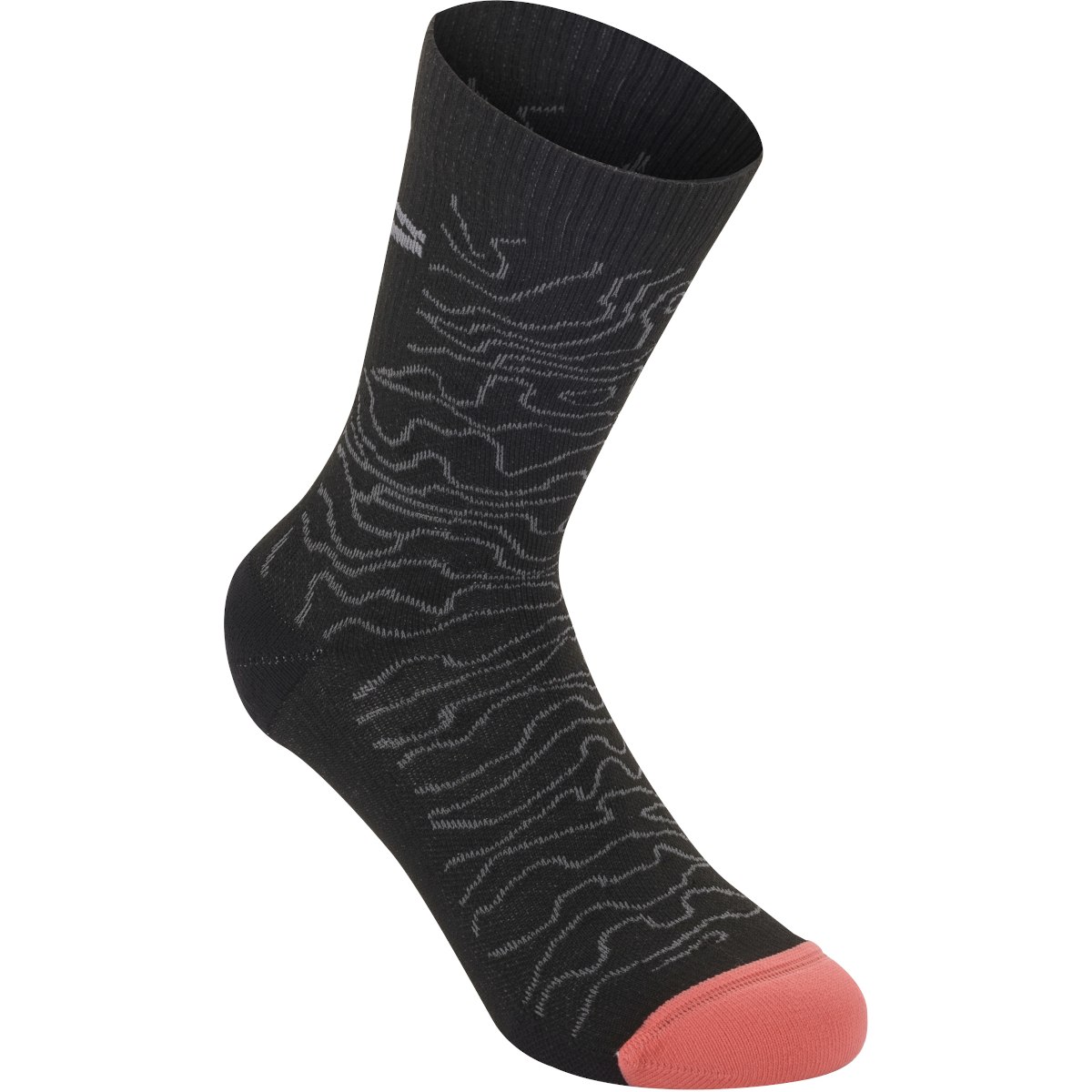 Picture of Alpinestars Drop 15 cm Cycling Socks - black/mid gray