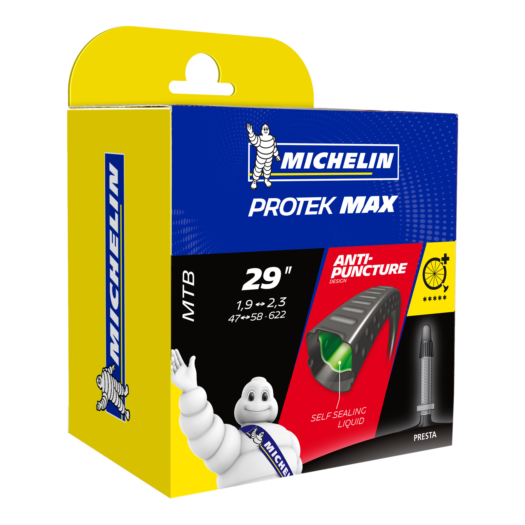 Productfoto van Michelin Protek Max A4 Inner Tube - 29&quot; | 1.85-2.4&quot;
