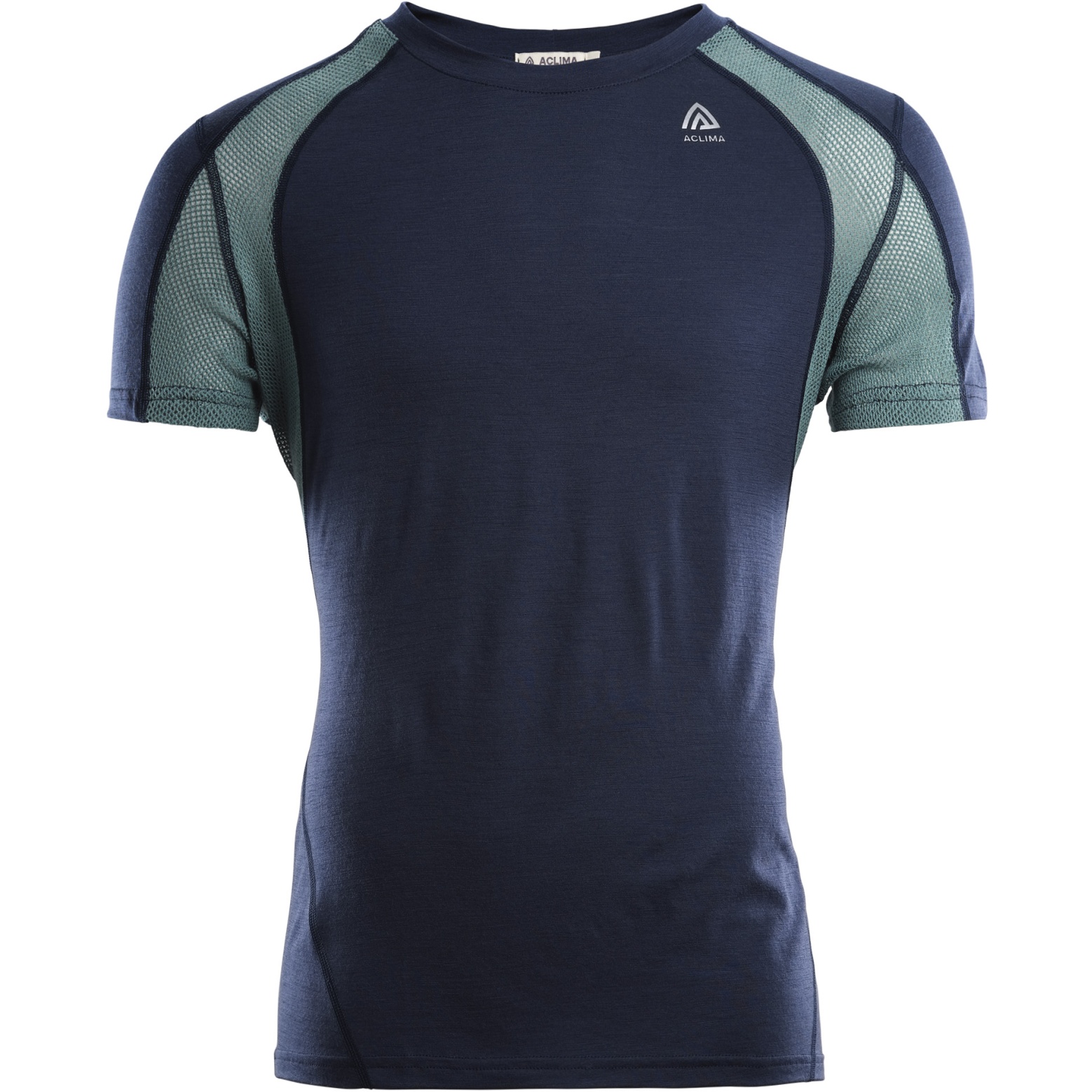 Picture of Aclima Lightwool Sports T-Shirt - navy blazer/north atlantic
