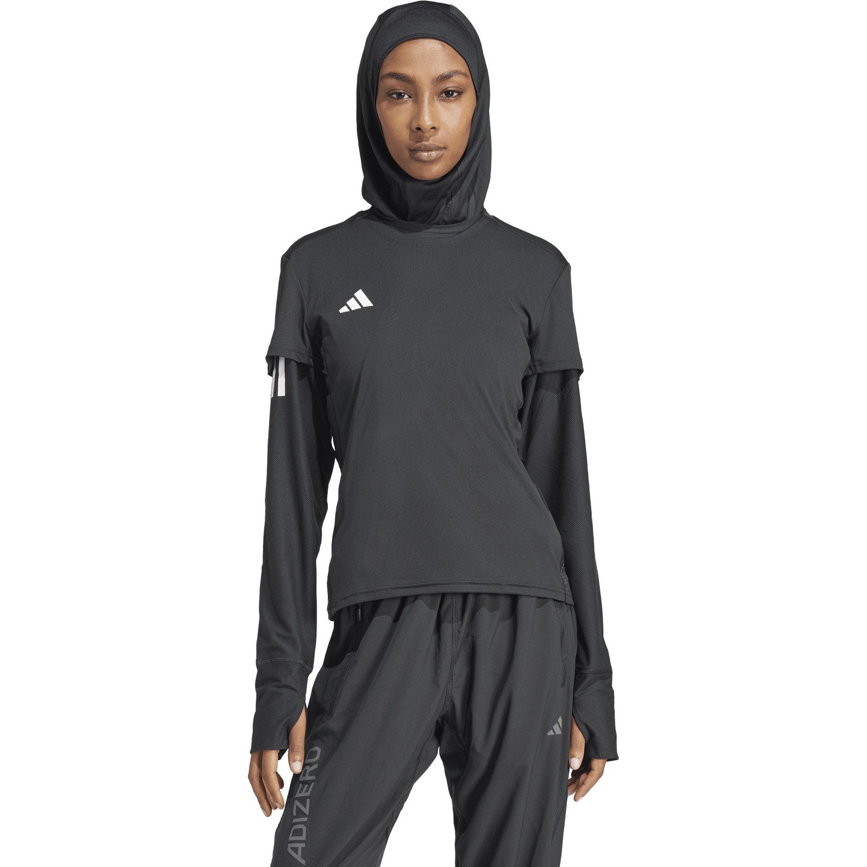 adidas Adizero Rain Womens Running Track Pants - Black – Start Fitness