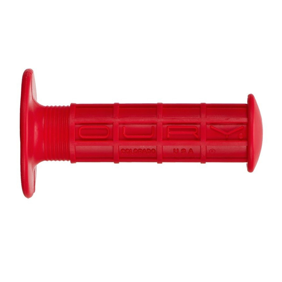 Manopole Bici Lizard Skins Oury V2, Rosse, Con Anello Di Blocco, Diametro 32 Mm, Mescola Anti-Vibrazione Per Un Grip Perfetto