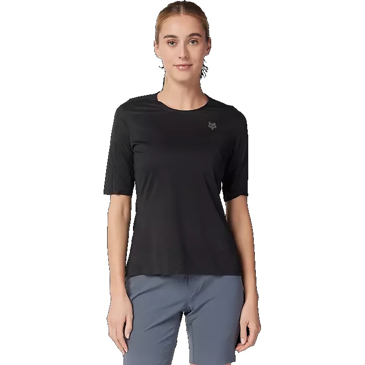 Produktbild von FOX Flexair Ascent MTB Kurzarmtrikot Damen - schwarz