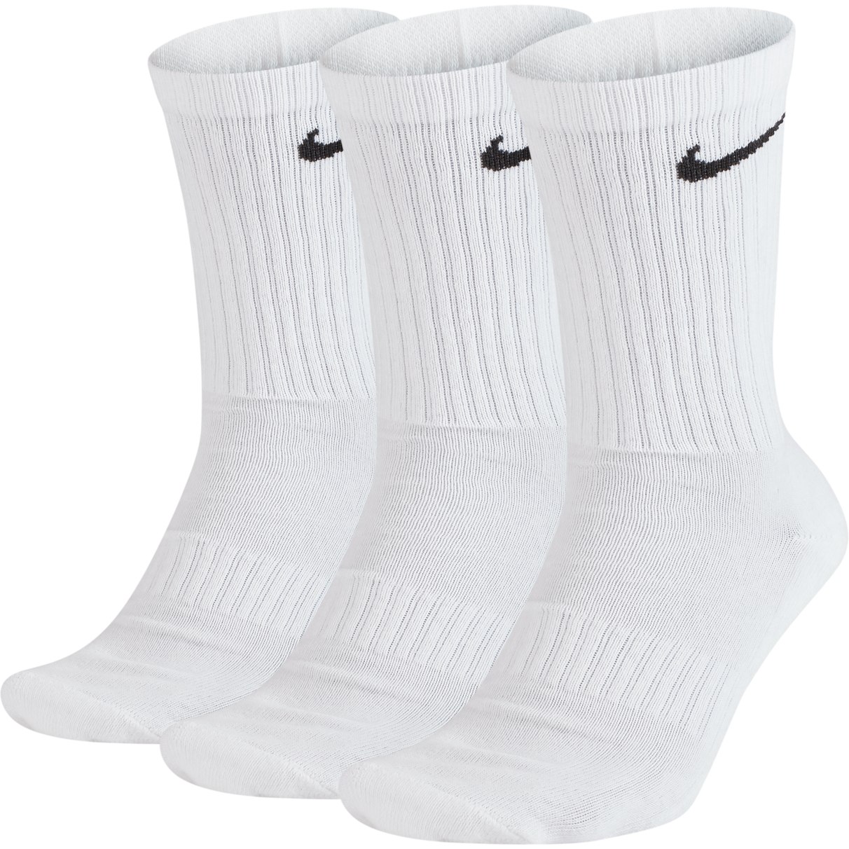 Picture of Nike Everyday Cushion Crew Training Socks (3 Pair) - white/black SX7664-100