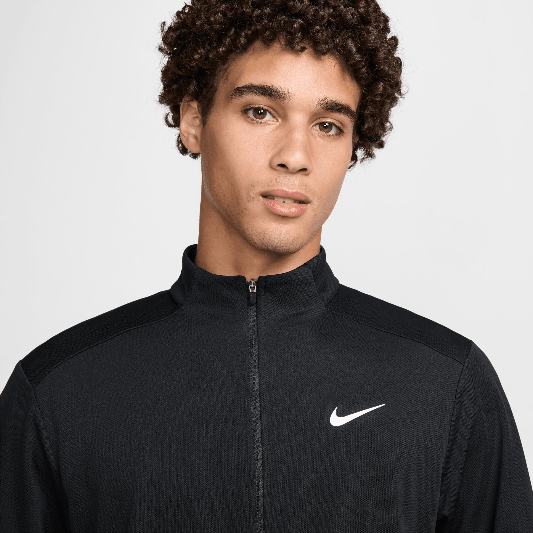 Black nike dri fit jacket on sale