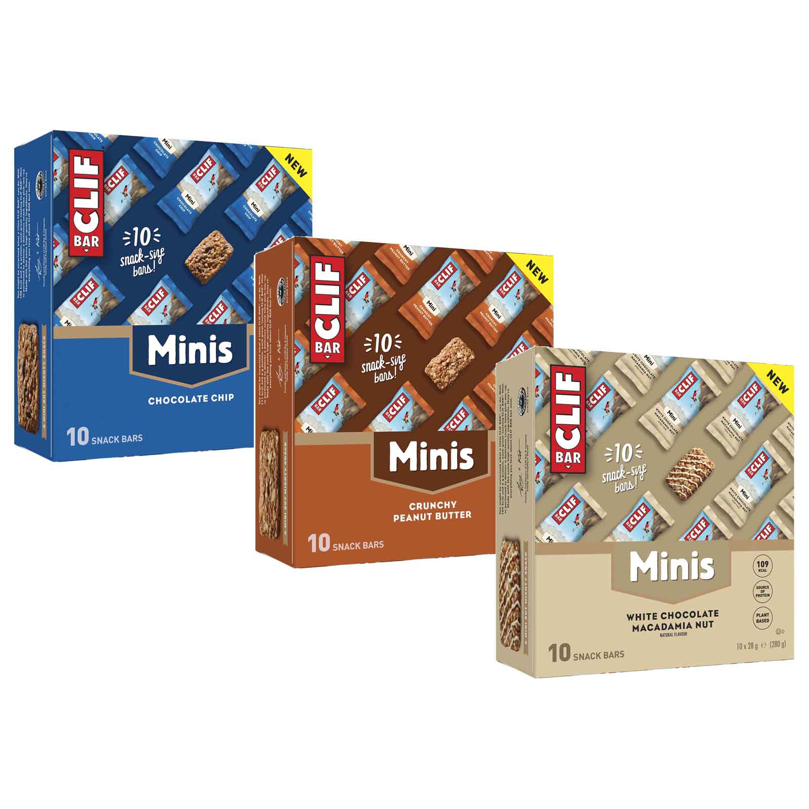 Picture of Clif Bar Minis - Carbohydrate-Protein-Bar - 10x28g