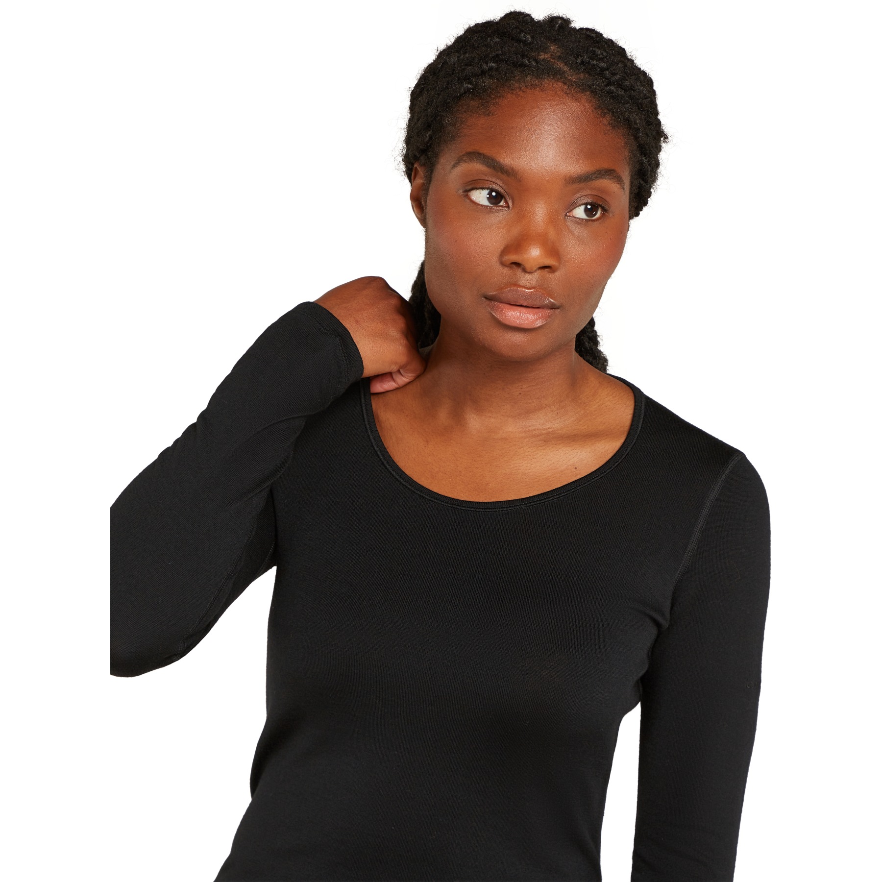 Scoop neck thermal top on sale