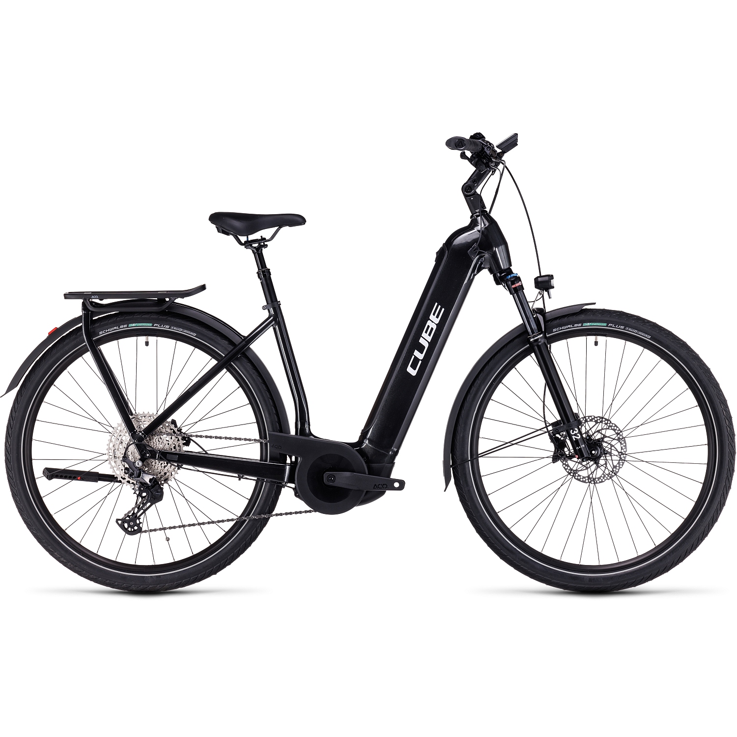 Produktbild von CUBE KATHMANDU HYBRID EXC 750 - Tiefeinstieg Trekking E-Bike - 2024 - grey / silver