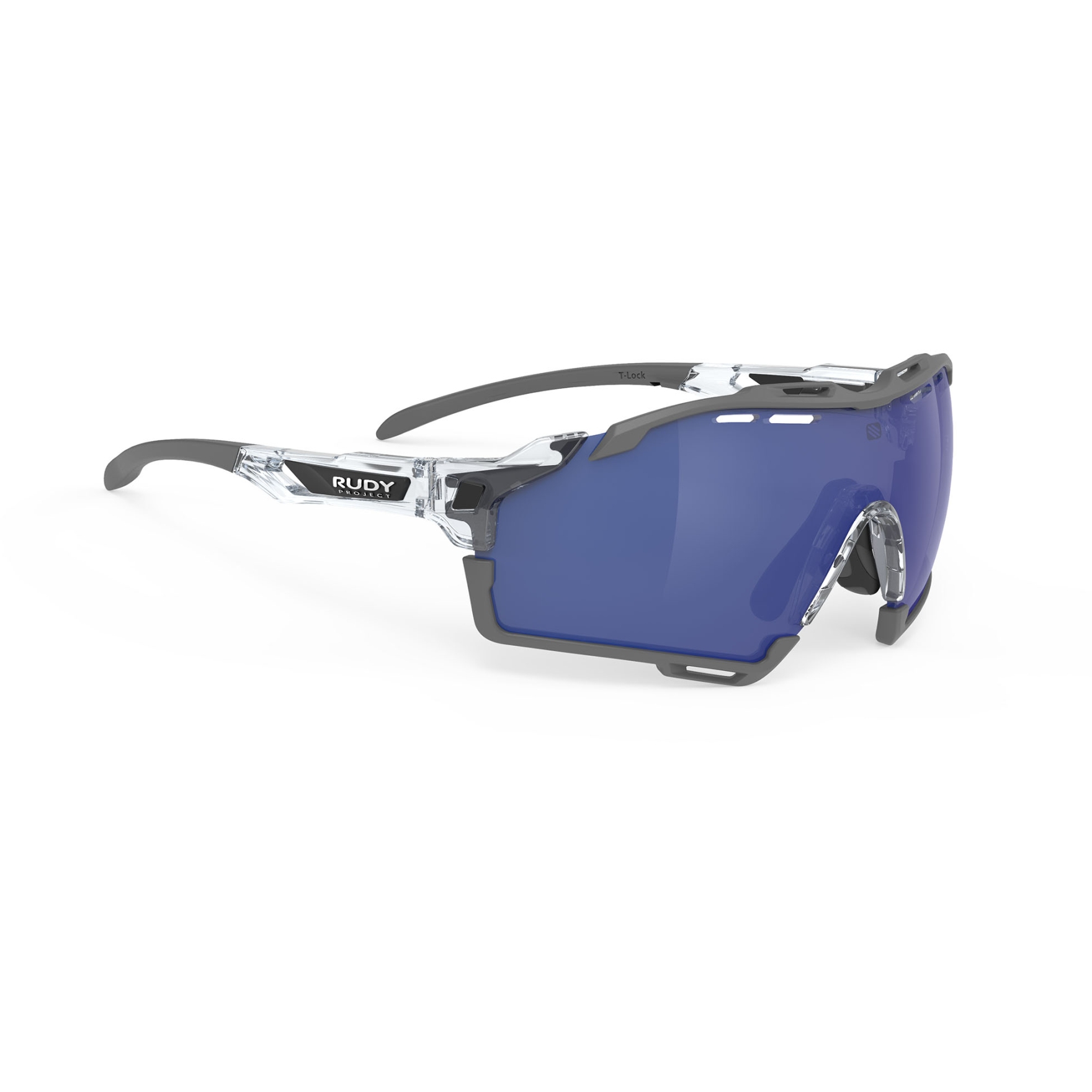 Picture of Rudy Project Cutline Glasses - Crystal Gloss/Multilaser Deep Blue