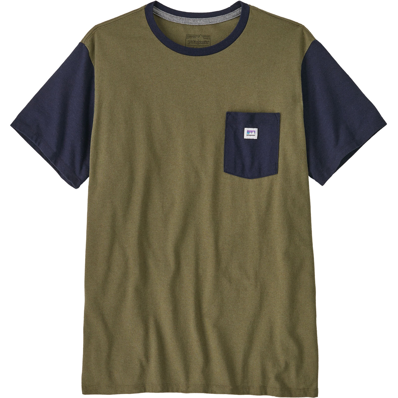 Photo produit de Patagonia T-Shirt Homme - Shop Sticker Pocket Responsibili-Tee - Tent Green