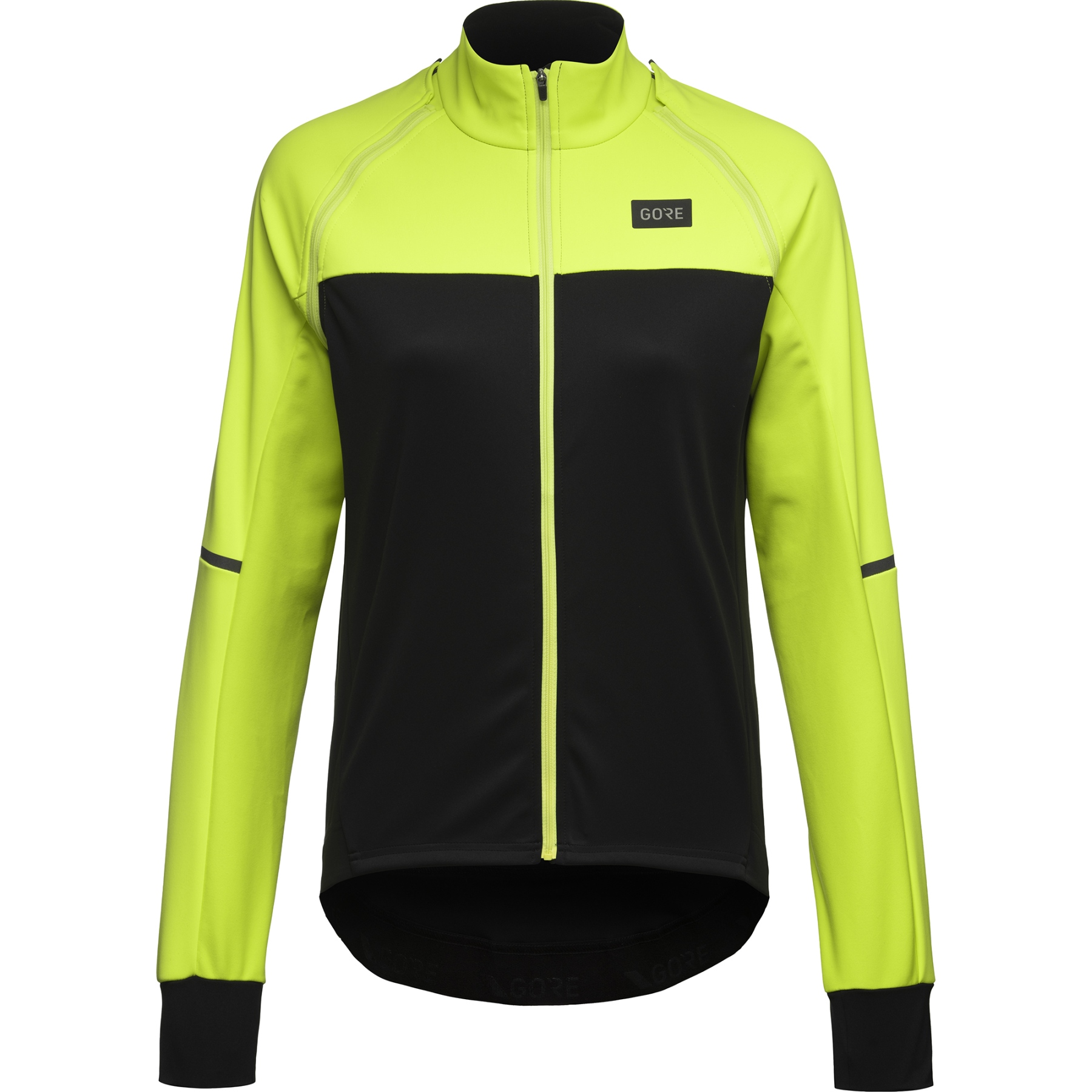 Produktbild von GOREWEAR PHANTOM GORE-TEX INFINIUM™ Jacke Damen - schwarz/neon yellow 9908