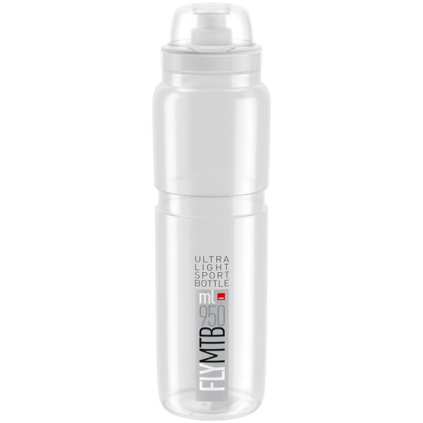 Produktbild von Elite Fly MTB Trinkflasche 950ml - clear/grau