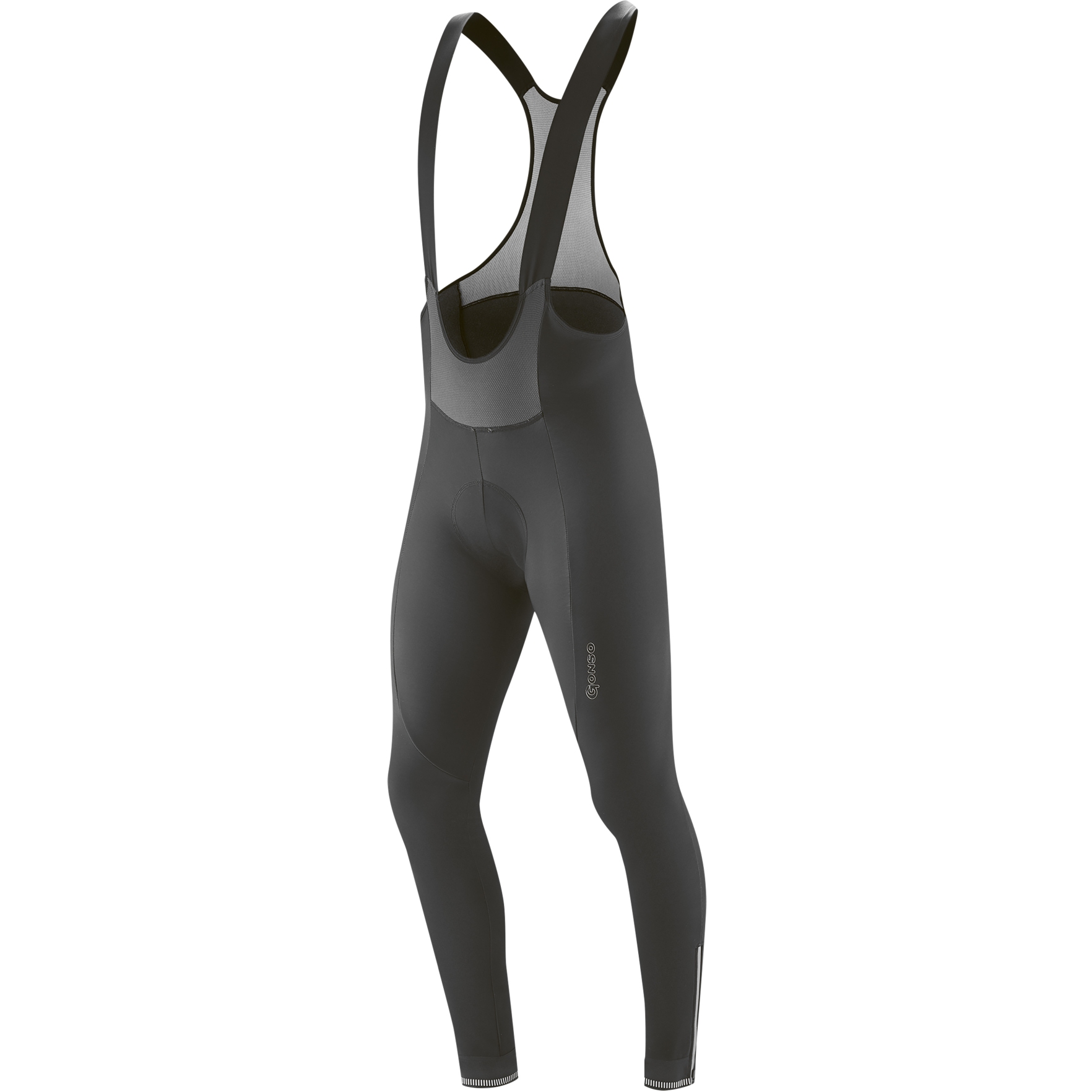 Picture of Gonso SITIVO Green Men&#039;s Thermal Bib Tights - Black