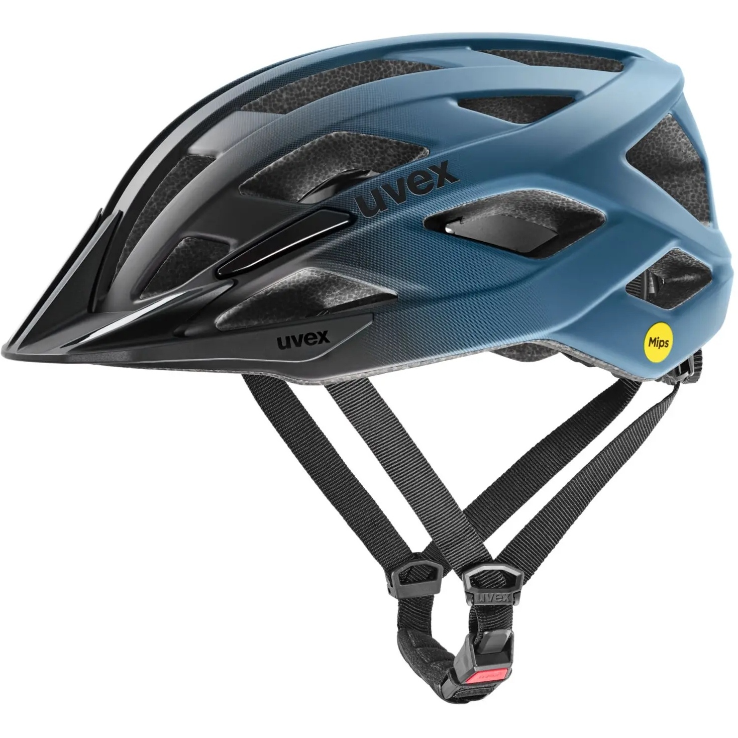 Uvex i-vo 2 MIPS Bike Helmet - stone blue-black matt | BIKE24