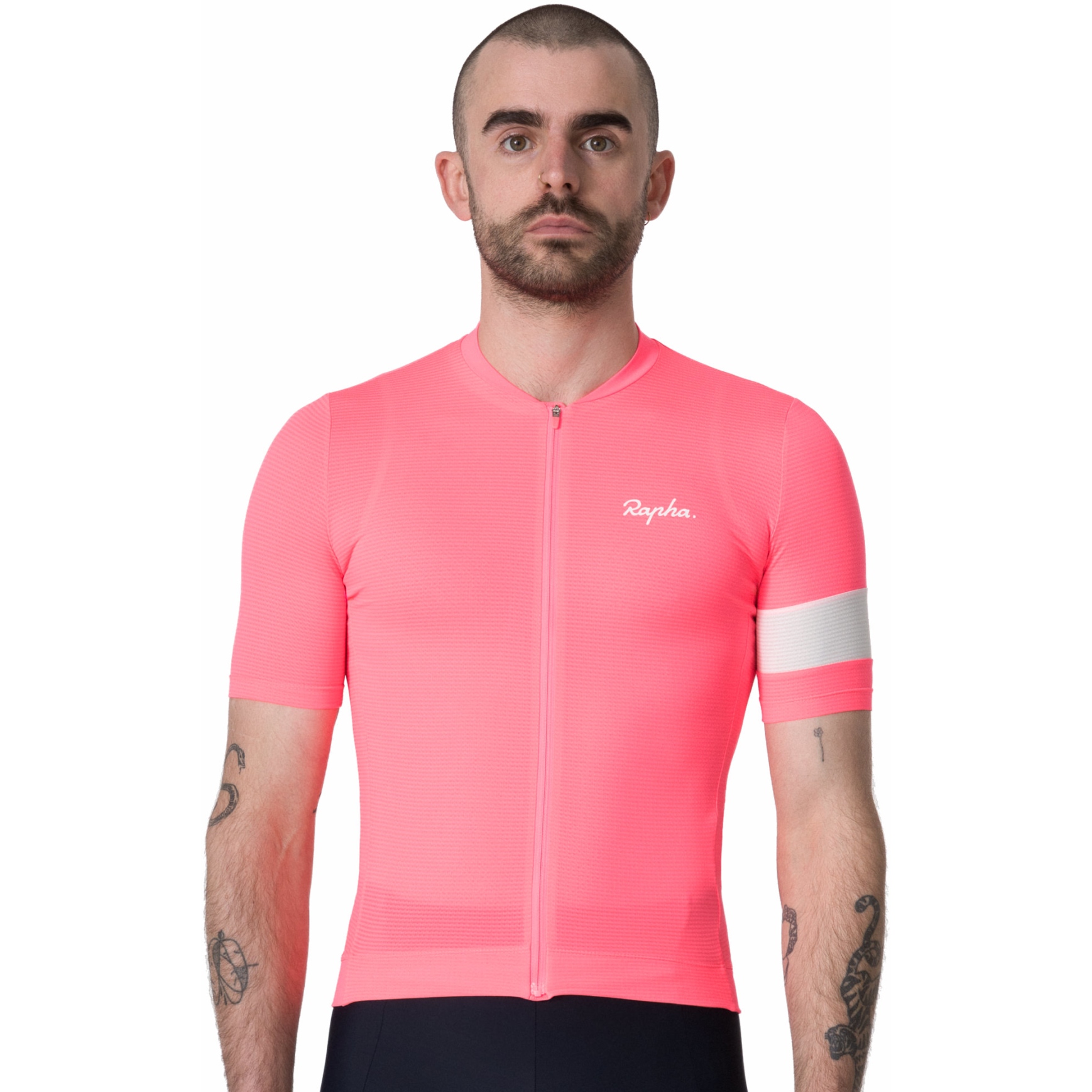 Rapha Core Lightweight Short Sleeve Jersey Men - high-vis pink