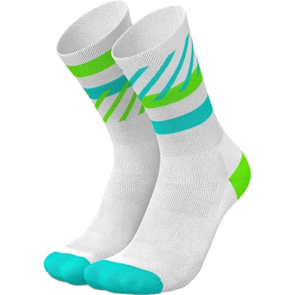 Picture of INCYLENCE Running Disrupts Socks - Green Cyan