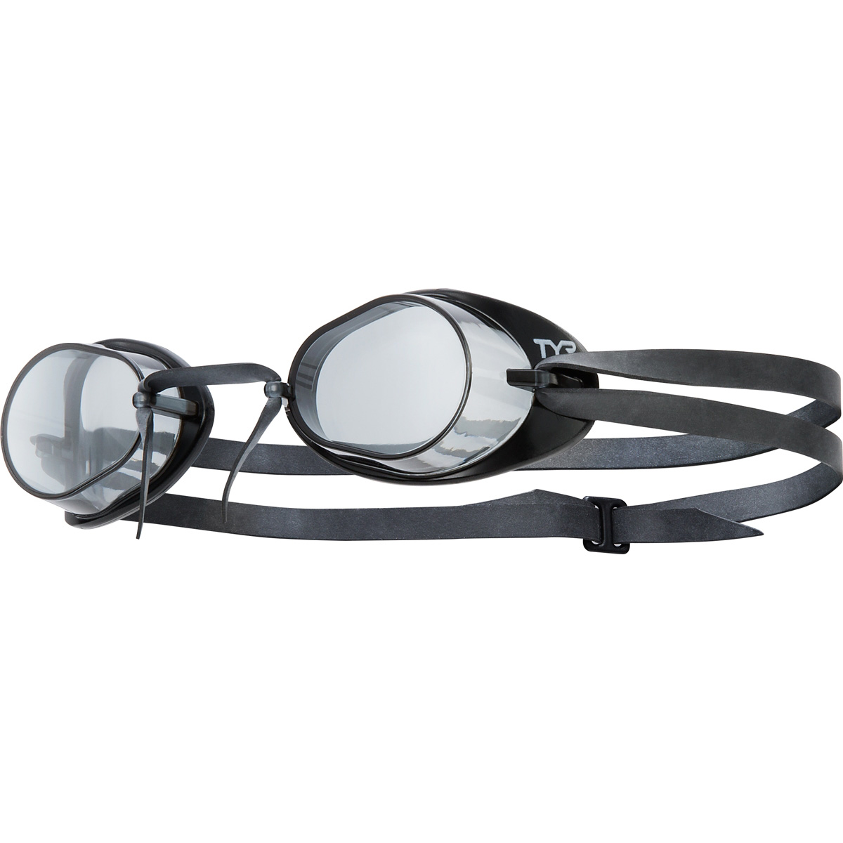 Productfoto van TYR Socket Rockets 2.0 Adult Fit Swimming Goggles - smoke/black/black