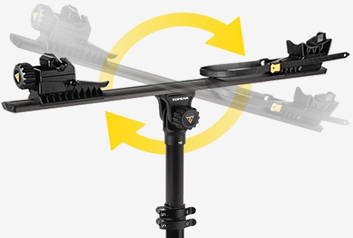 TOPEAK PREPSTAND PRO メンテナンススタンド　オプション付 Topeak PrepStand eUP Pro Repair Stand (Black) - Performance