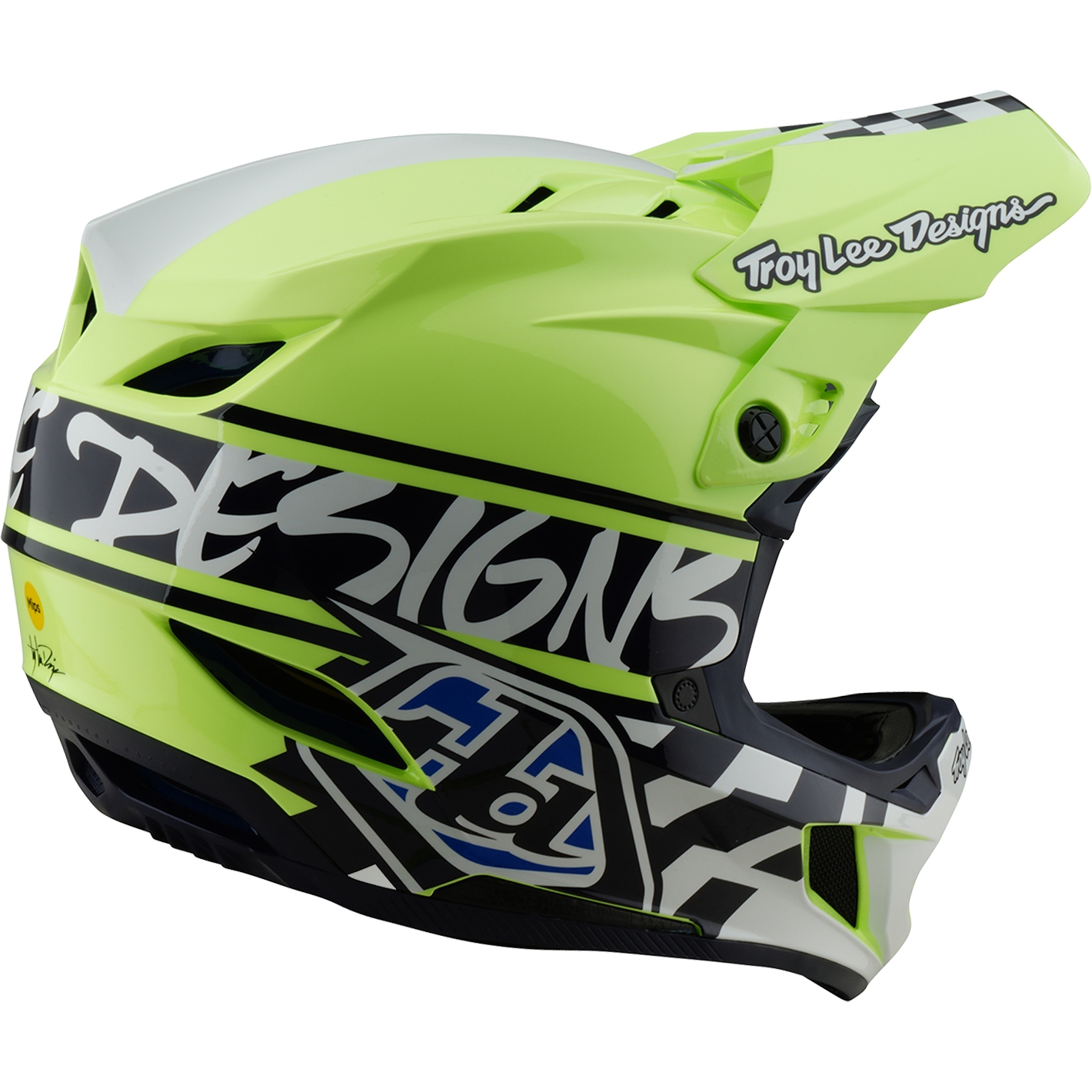 Troy Lee Designs Casco Motocross SE4 Polyacrylite Quattro: Leggero Con Tecnologia MIPS E 16 Ventilazioni Per Ragazzi - 3