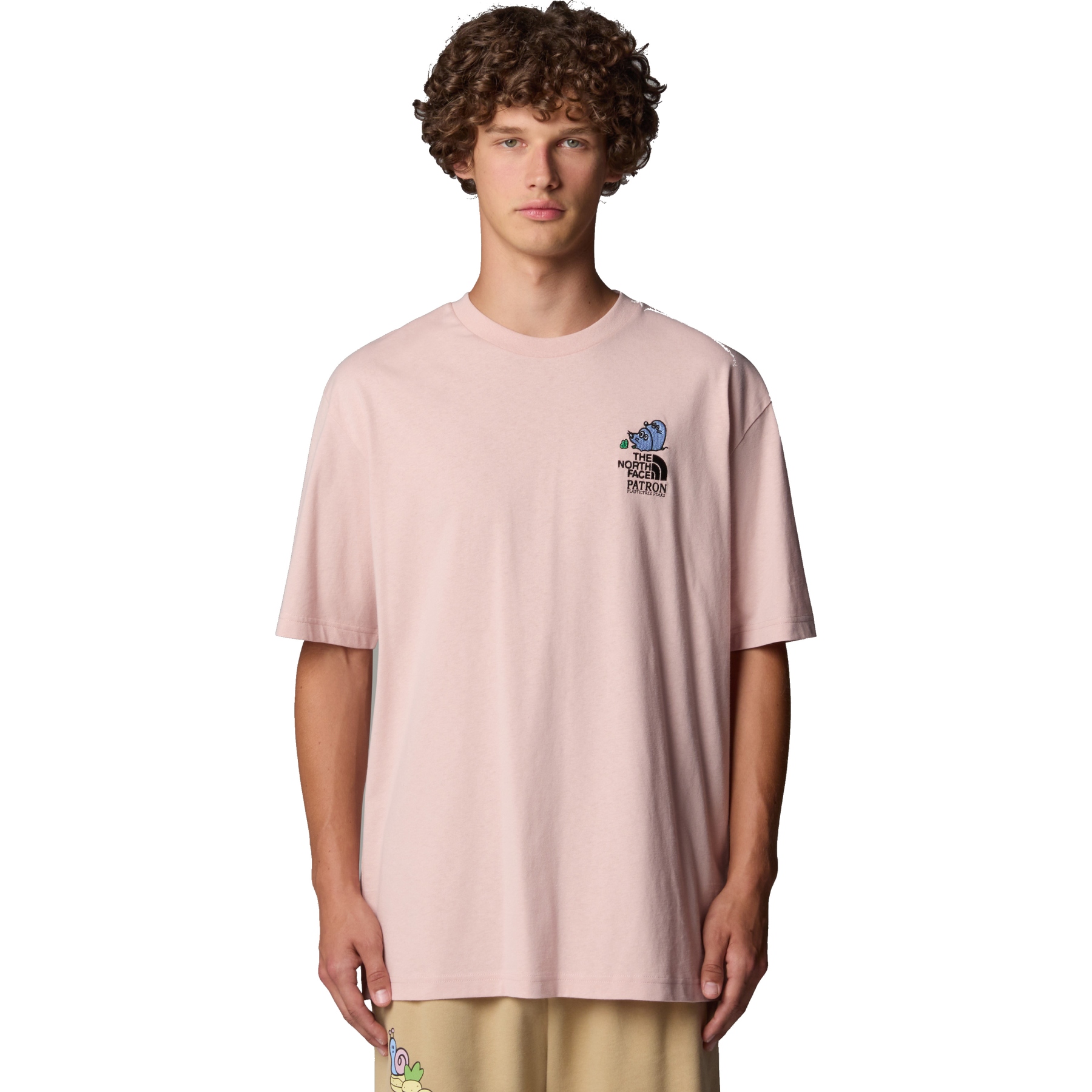 Picture of The North Face Mountain Cleanup Oversized T-Shirt Unisex - Pink Moss