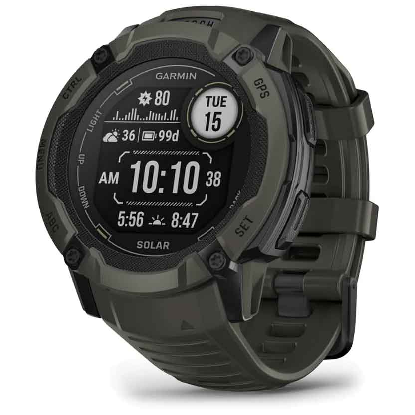 Produktbild von Garmin Instinct 2X Solar GPS Smartwatch Standard Edition - moosgrün