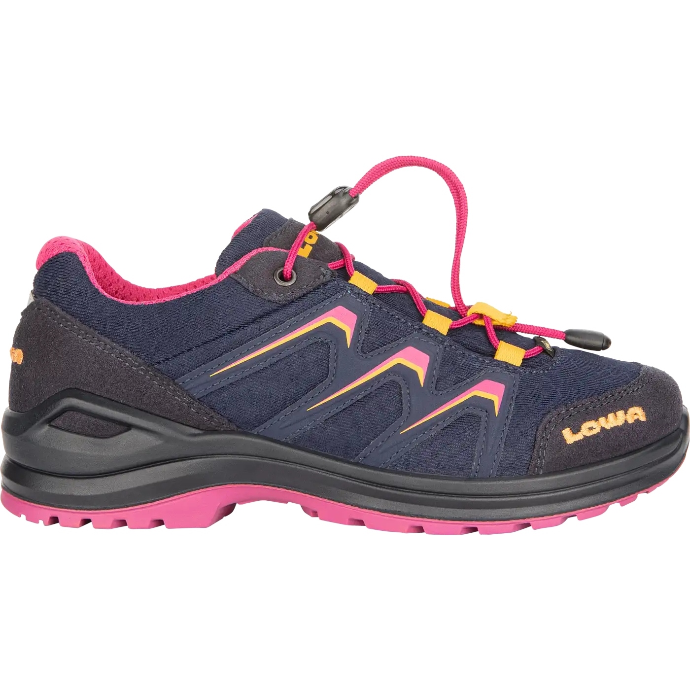 Picture of LOWA Maddox GTX LO Junior Kids Shoes - navy/fuchsia (Size 30-35)