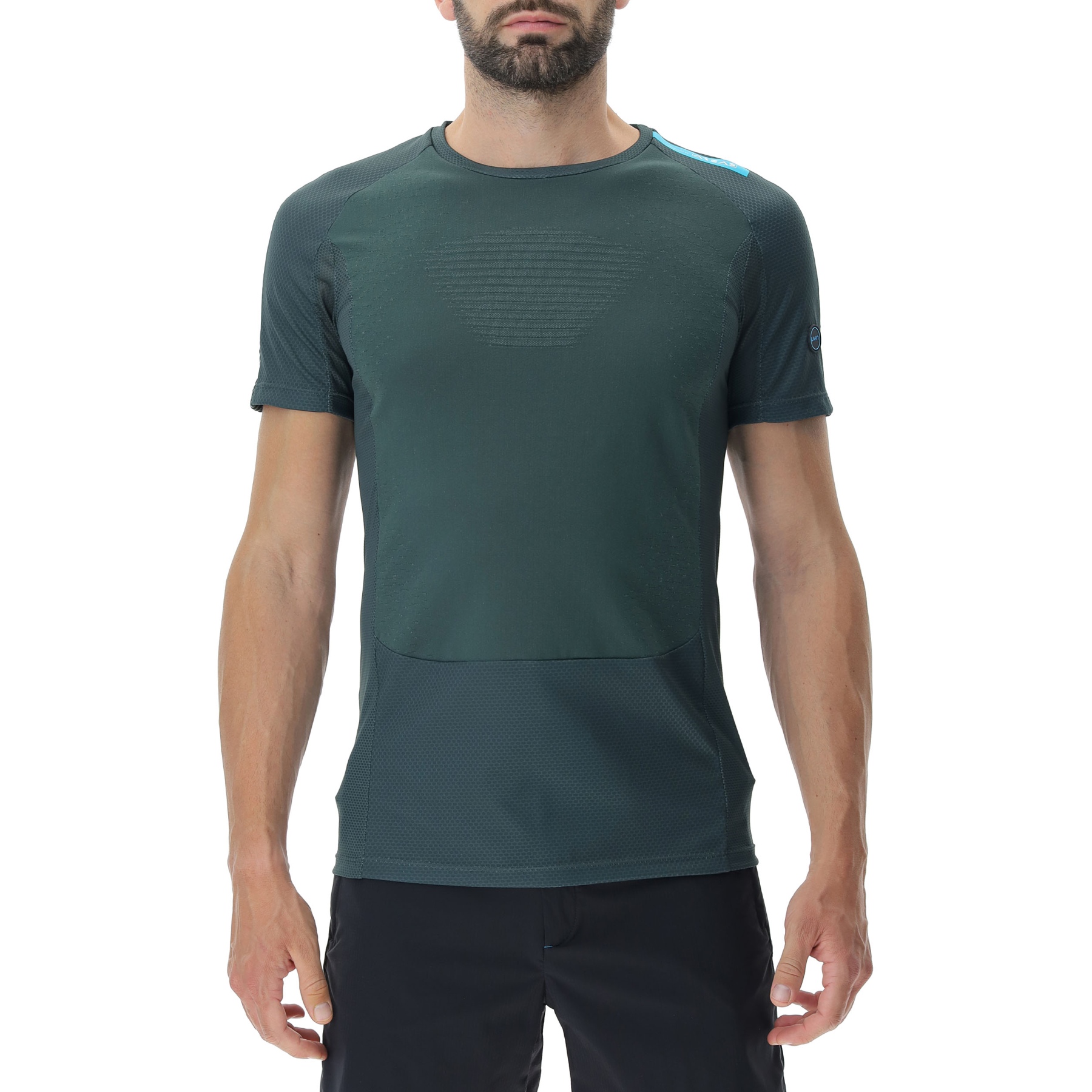 Image of UYN Crossover Short Sleeve Shirt - Deep Forest