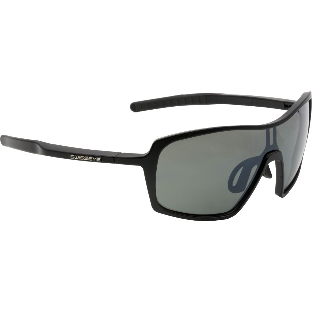Productfoto van Swiss Eye Iconic 1.0 Glasses 12712 - Black Matt / Black - Smoke Polarized