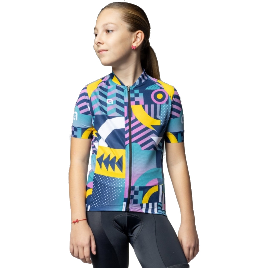 Photo produit de Alé Maillot Manches Courtes Enfant - Games - rose