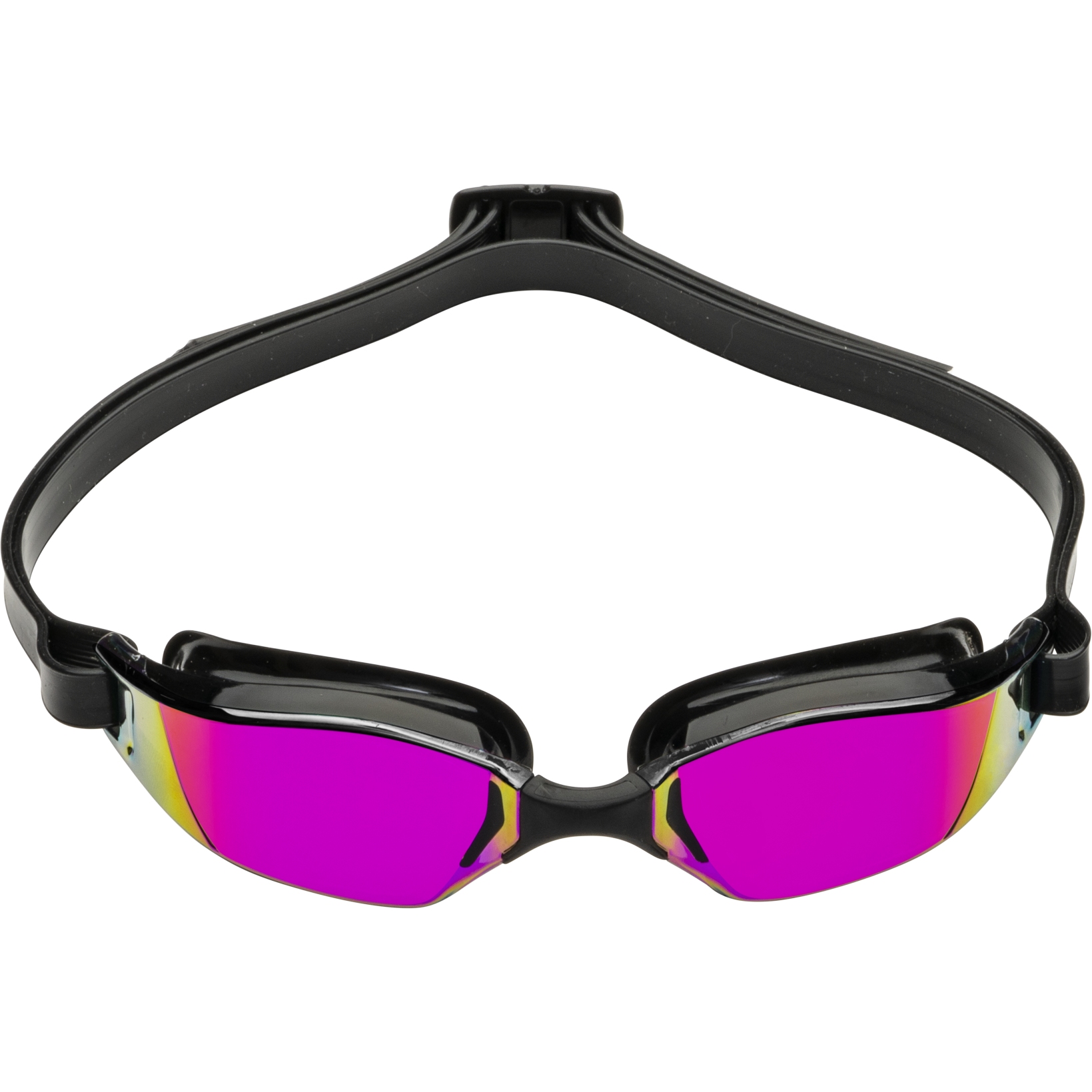 Productfoto van AQUASPHERE Xceed Zwembril - Pink Titaan gespiegeld - Zwart/Zwart/Zwart