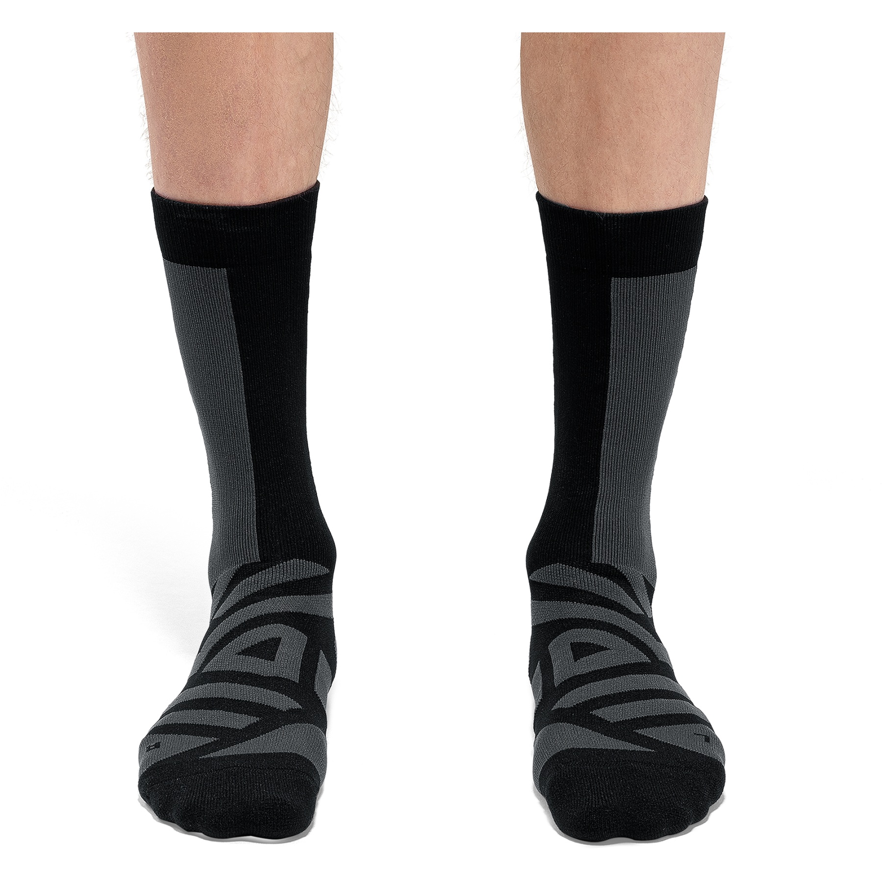 On Chaussettes Running Homme - Performance High - Black & Shadow