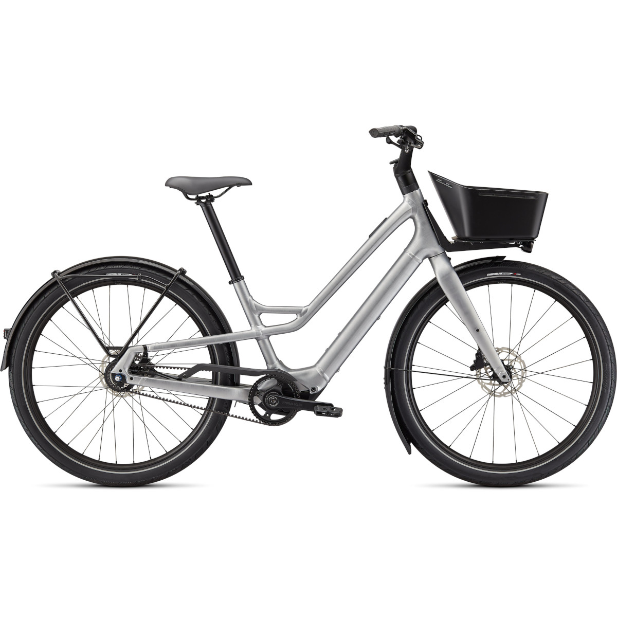 Picture of Specialized TURBO COMO 5.0 SL - Electric City Bike - 2022 - brushed silver / transparent - 2nd Choice