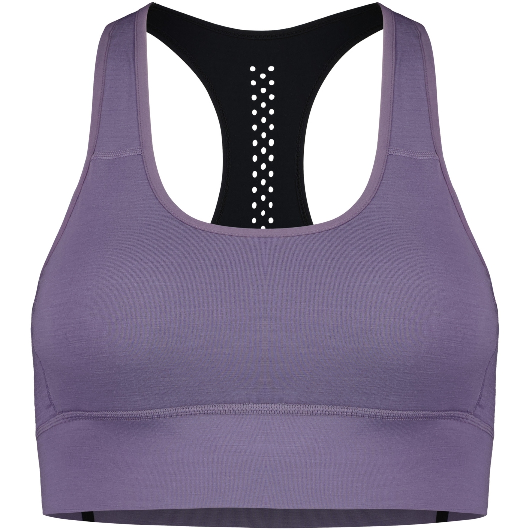 Picture of Mons Royale Stratos Merino Shift Sports Bra Women - thistle