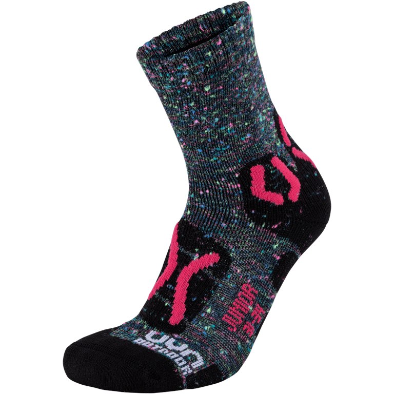 Produktbild von UYN Trekking Explorer Socken Kinder - Grey Multicolor/Pink