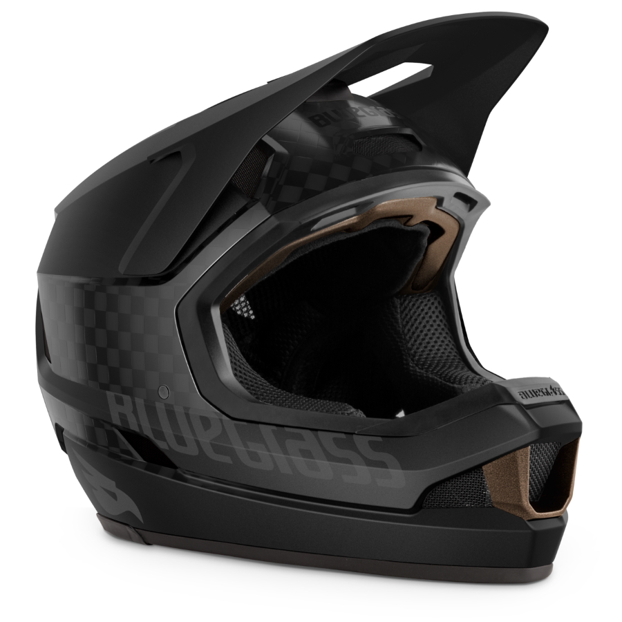 Productfoto van Bluegrass Legit Carbon MIPS Fullface Helmet - black glossy