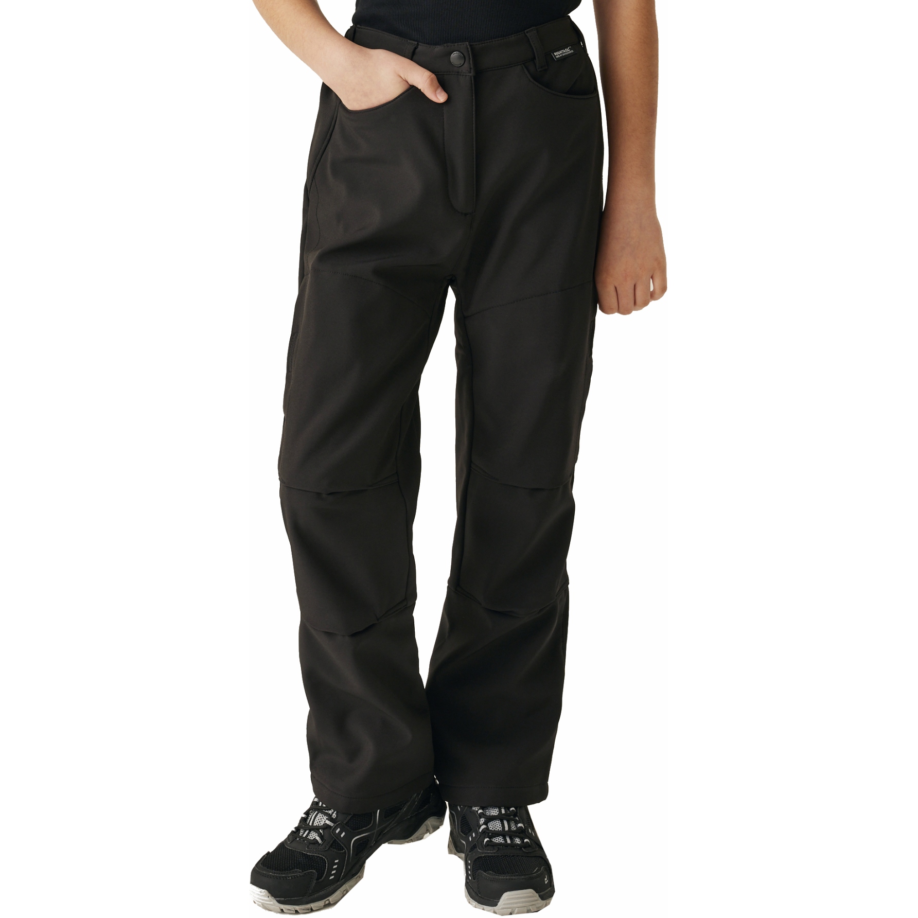 Photo produit de Regatta Pantalon Softshell Enfants - Noir 800