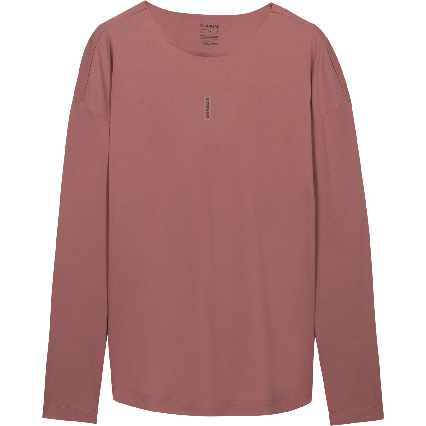 Мужская футболка с длинным рукавом GOREWEAR Fernflow - lab rose DL00 pink