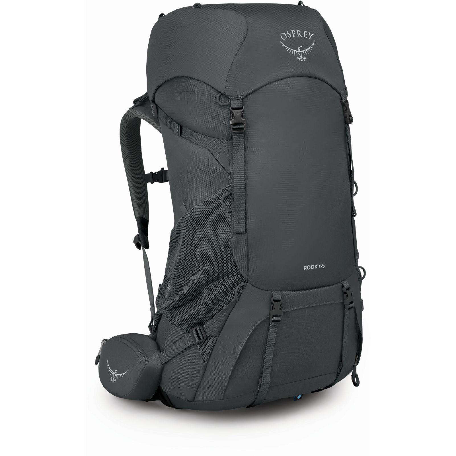 Produktbild von Osprey Rook 65 Trekking Rucksack - Dark Charcoal/Silver Lining