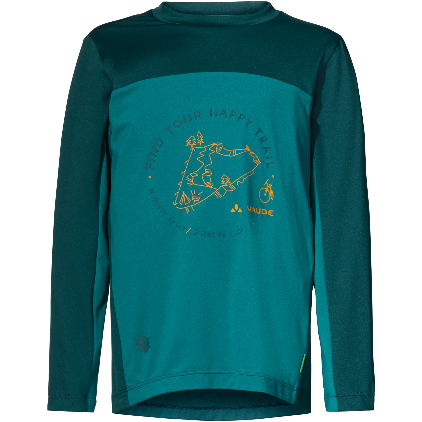 Productfoto van Vaude Solaro II Shirt met Lange Mouwen Kinderen - wave