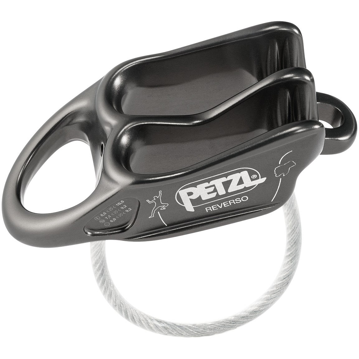 Picture of Petzl Reverso Belay/Rappel Device - gray