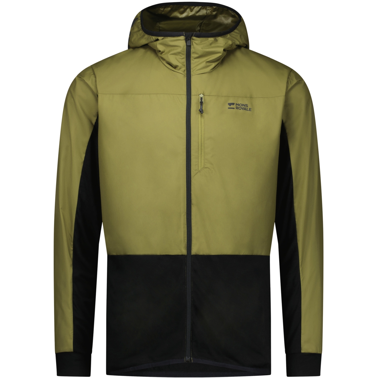 Produktbild von Mons Royale Diversion Merino Windjacke Herren - fern / schwarz