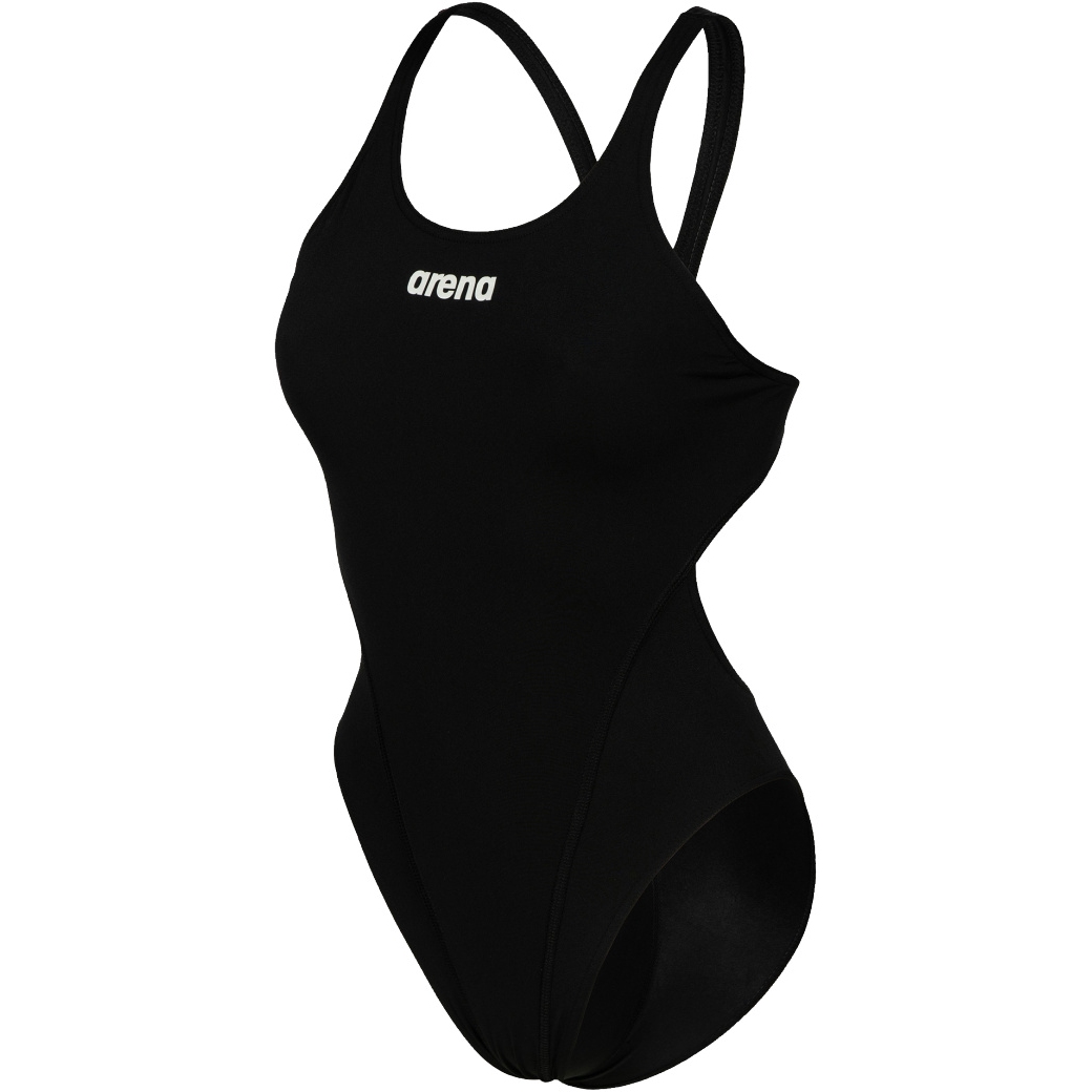 Picture of arena Performance Women&#039;s Solid Team Swim Tech Swimsuit - Black/White