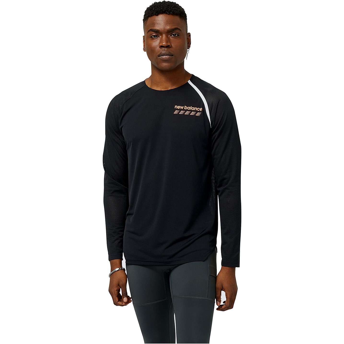 Image de New Balance Accelerate Pacer T-Shirt Manches Longues - Noir