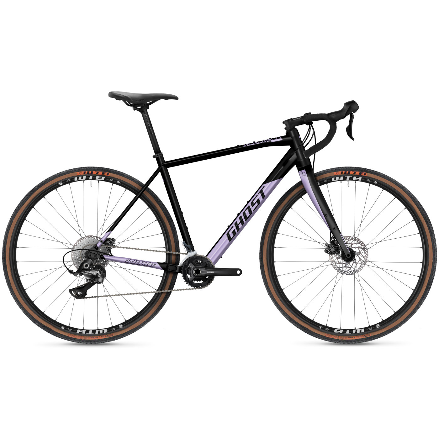 Picture of Ghost Road Rage - Gravelbike - 2022 - black / purple grey