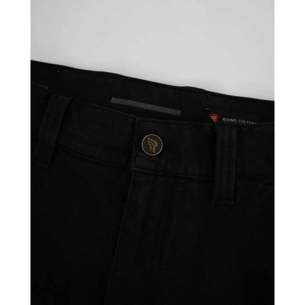 RIDING CULTURE Pantalones Hombre Chino LT negro BIKE24
