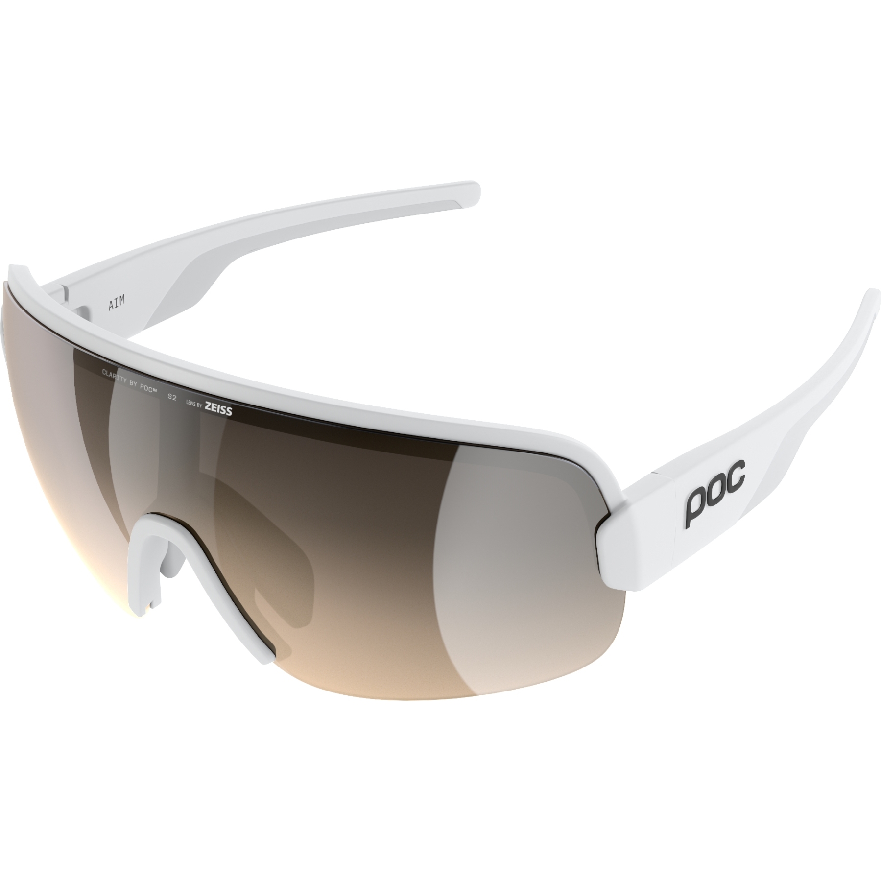 Produktbild von POC Aim Brille - Hydrogen White / Clarity Trail Partly/Sunny Silver