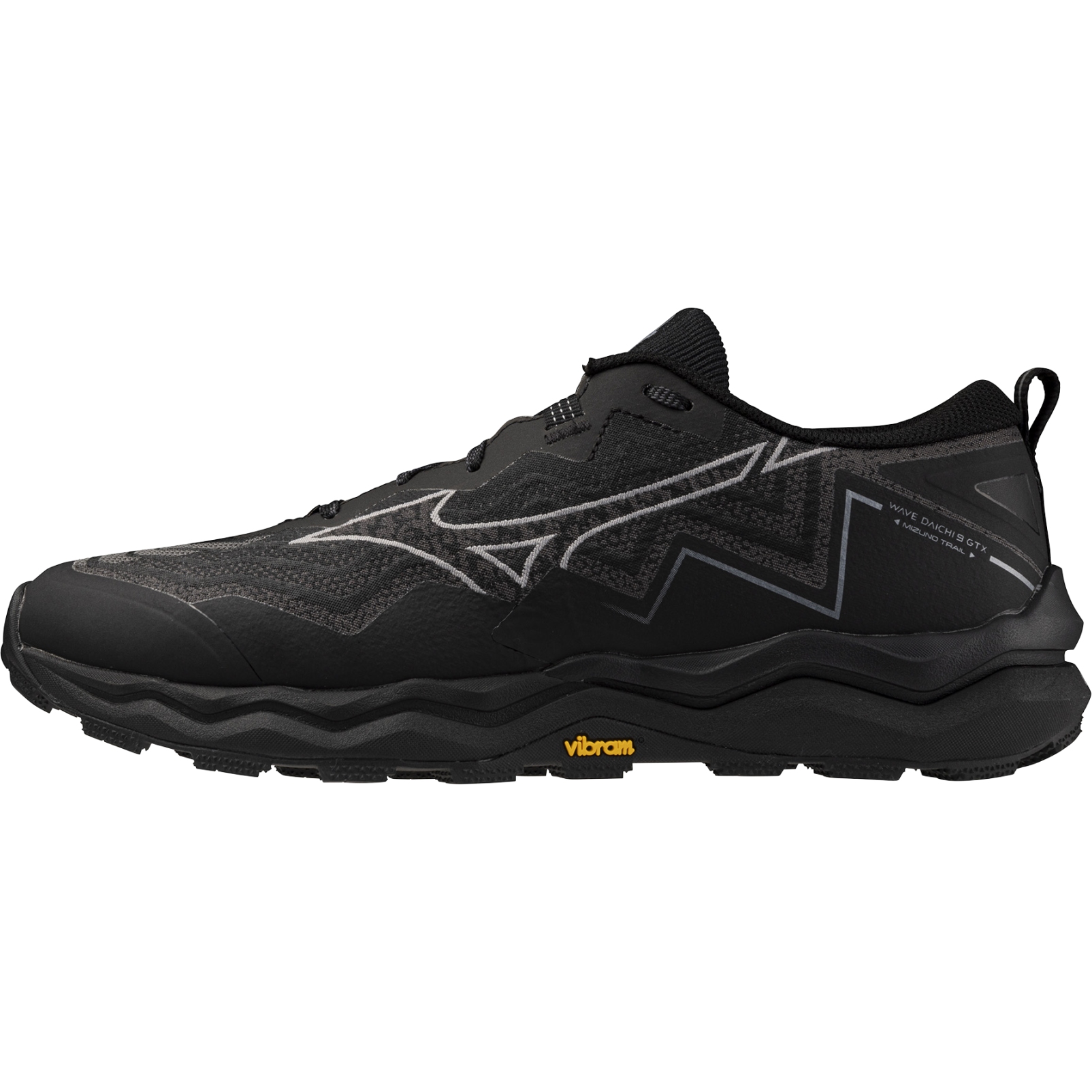 Picture of Mizuno Wave Daichi 9 GTX Trail Running Shoes Men - Black/Ultimate Gray/Black Sand