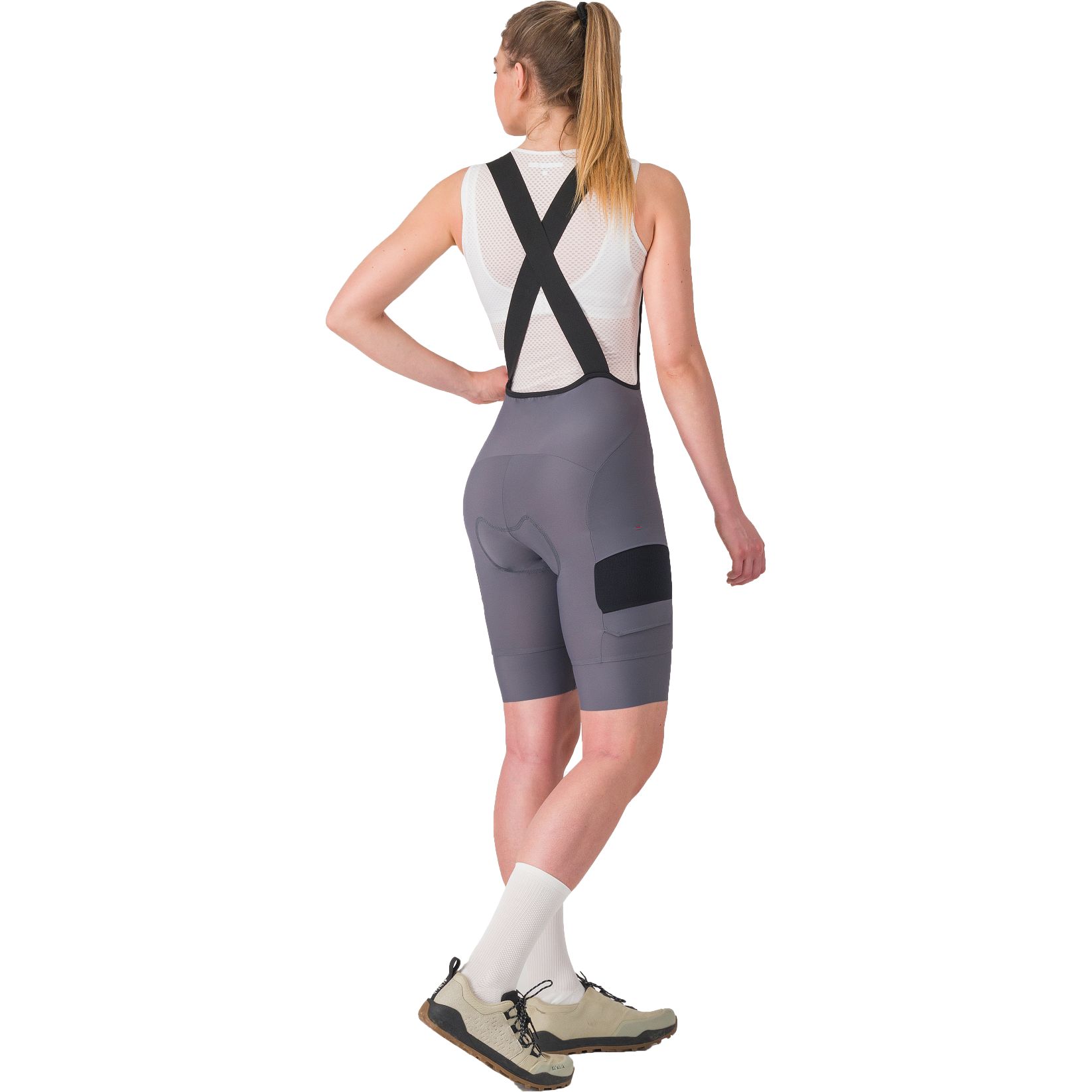 Castelli Unlimited Cargo Bibshorts Women - smoky grey 021